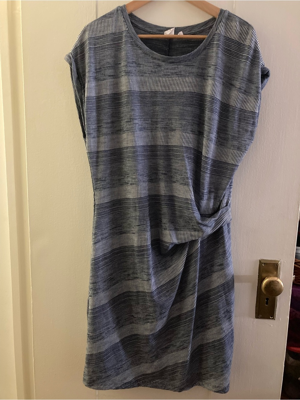 Gap Lightweight Navy and White Summer Dress, Size Large